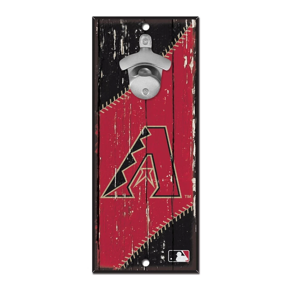 Arizona Diamondbacks MLB Wall Mounted Bottle Opener 11" x 5" Wincraft - Image 1 of 1
