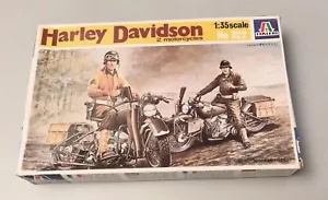 Italeri 322 Harley Davidson 2 motorcycles 1:35 - Bild 1 von 4