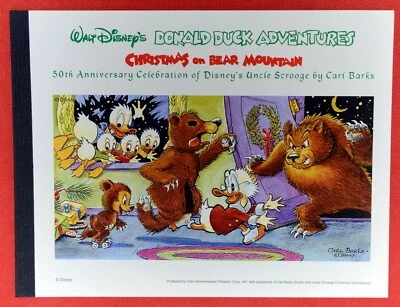 Guyana 3334 MNH Donald Duck Bear Christmas Disney booklet ZAYIX 0209AL08M - Image 1 of 4