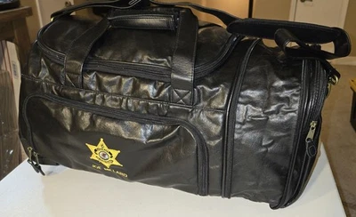 Bolso de lona de cuero real Sheriff para equipaje plegable artículos de viaje ejecutivos Foto 1 de 4