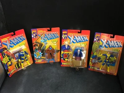 (4) De colección The Uncanny X-Men CÍCLOPE, PROFESOR X, GAMBITO Y MÁS [Toy Biz 1993] Foto 1 de 4