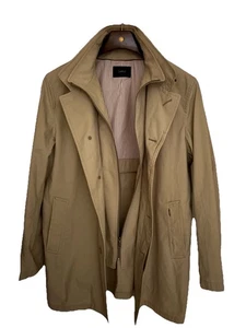 SANYO-Ivory Dual Layer Rain/Car Coat-Size Large - Picture 1 of 14