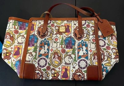 Bolsa tote Dooney And Bourke Beauty And Beast 2016 vitral grande - Imagem 1 de 4