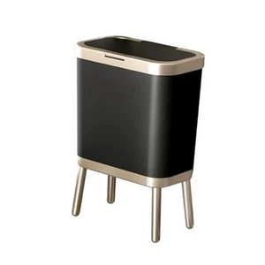 Housewife-Friendly Wastebasket: 4Gallon Trash Can with Odor Lock Lid - Kitchen - Picture 1 of 8