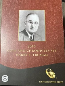 Scarce Harry Truman 2015 Coin And Chronicles Set, Dollar ANACS RP70, Free Ship - Picture 1 of 4