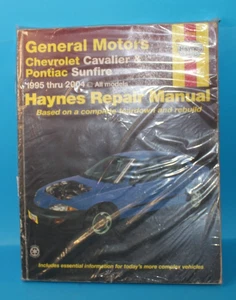 Paper Back Haynes Repair Manual #38016 Chevrolet Cavalier Pontiac Sunfire 95-04 - Foto 1 di 4