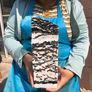 9.9LB Natural Beautiful Zebra Calcite Crystal Mineral Specimen Reiki Healing - Picture 1 of 17