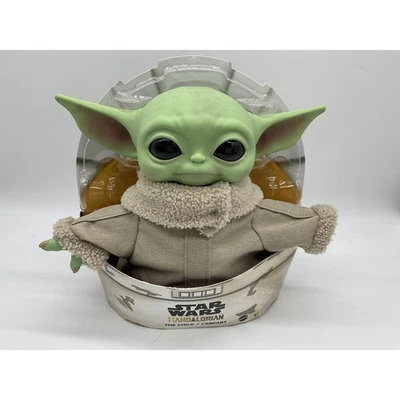 Плюшевая кукла Star Wars Mandalorian The Child Grogu Mattel Disney Baby Yoda 11 дюймов новая - Изображение 1 из 4