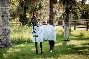 HORSEWARE AMIGO BUG RUG XL PLUS FLY RUG FOR BIG CHESTED HORSES UV PROTECTION - Picture 1 of 4