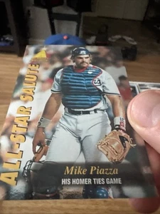 1995 Pinnacle All Star Salute #3 Mike Piazza Los Angeles Dodgers NM-MT - Picture 1 of 2