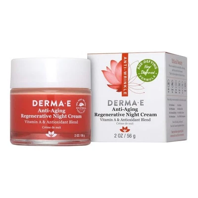Crema de noche regeneradora antienvejecimiento DERMA E, 2 OZ Foto 1 de 4