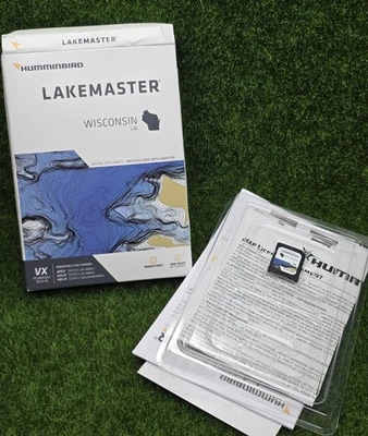 Humminbird #601010-1 LakeMaster [WISCONSIN V1] Fish Finder Maps APEX/SOLIX/HELIX - Image 1 of 3
