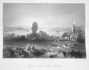 EMPEROR TRAJAN’S BRIDGE of Apollodorus Danube Serbia ~ 1842 Art Print Engraving - Picture 1 of 1