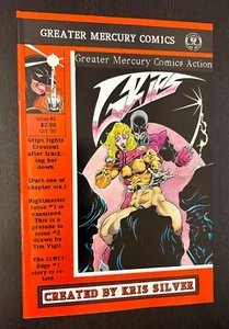 GREATER MERCURY COMICS ACTION #6 (Silverwolf 1990) -- Early Tim Vigil -- VF/NM - Picture 1 of 2