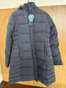Spire by Galaxy Women's Long Puffer Parka Neva SPL-4625 - Medium - Gun Metal - Picture 1 of 5