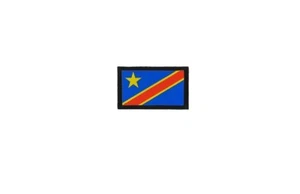 Patch ecusson brode imprime voyage souvenir backpack drapeau congo rdc - Picture 1 of 1