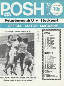Peterborough United v Stockport County, 1 January 1974, Division Four - Picture 1 of 1