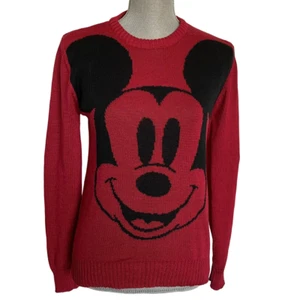 Mickey Mouse Pullover - Größe M - rot - Disney - Langarm - Bild 1 von 10