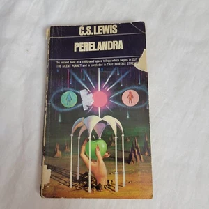 Vintage paperback book PERELANDRA C.S. Lewis Sci-fi Pulp fiction horror Space Tr - Picture 1 of 4