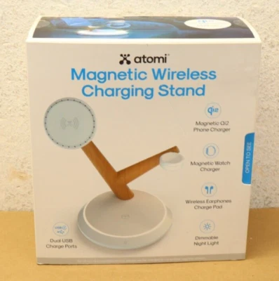 Soporte de carga inalámbrico magnético Atomi Qi2 Foto 1 de 4