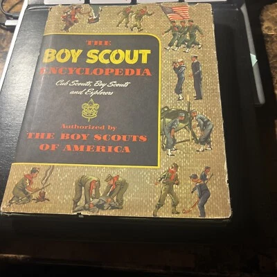 Boy Scout Encyclopedia ~ Cub Scout Graduation Certificate ~ BSA, 1952 ~ Explorer - Image 1 of 4