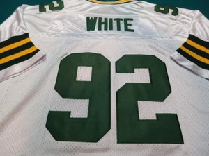REGGIE WHITE CUSTOM **XL* THROWBACK JERSEY, SEWN! - Picture 1 of 4