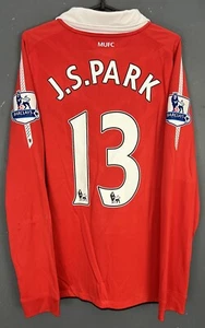 HERREN MANCHESTER UNITED 2010/2011 PARK JI-SUNG FUSSBALL FOOTBALL SHIRT TRIKOT GRÖSSE M - Bild 1 von 20
