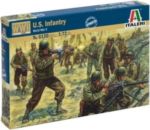 ITALERI Soldatini 1/72 - 6120 World War II American Infantry - Picture 1 of 1