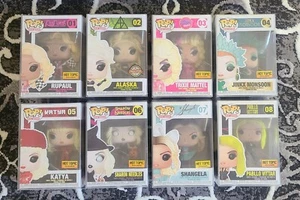 👑 FUNKO Drag Queens 8 Collection Queens *NEW UNOPENED W/CLEAR PROTECTORS* 👑 - Picture 1 of 8