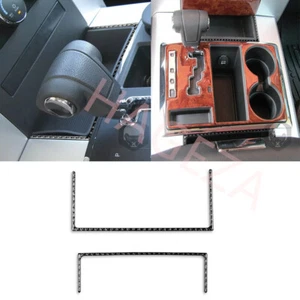 Cubierta de panel de caja de almacenamiento de cambio de marchas de fibra de carbono apta para Dodge Ram 1500 2013-2017 - Imagen 1 de 15