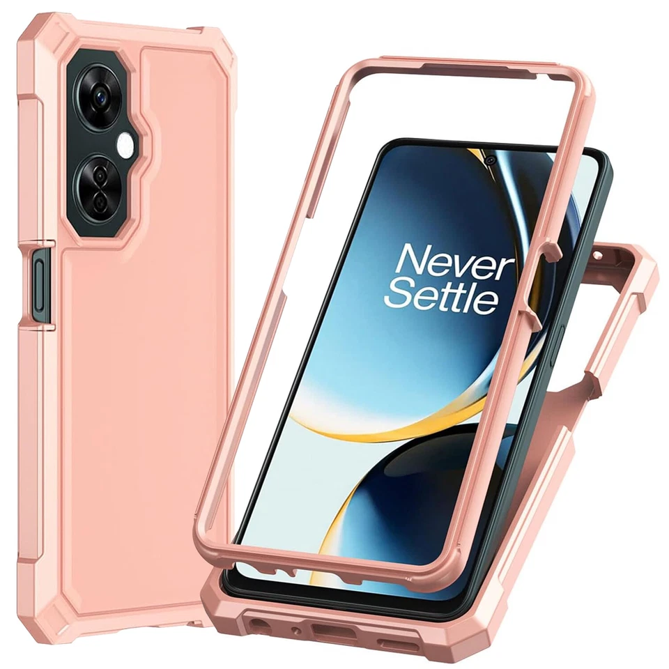 Funda de teléfono para OnePlus Nord N30 5G 2 capas esquinas a prueba de golpes TPU cubierta de parachoques Foto 1 de 4