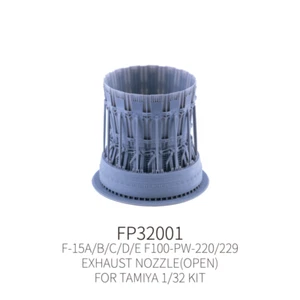 Galaxy FP32001 1/32 F-15A/B/C/D/E Exhaust Nozzle Open F100-PW-220/229 For Tamiya - Picture 1 of 1