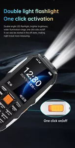 Smartphone cellulare F9 con batteria ad alta capacità, scheda GSM dual SIM tipo pulsante - Foto 1 di 27