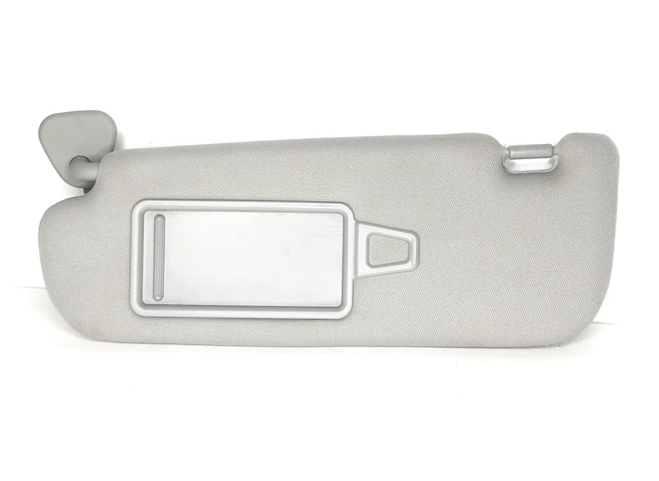 2011-2016 Kia Optima Left Driver Side Sun Visor Sunvisor Cloth Mirror Gray OEM - Image 1 of 4