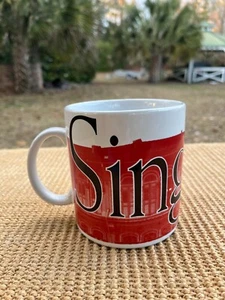 2001 Starbucks Coffee Jan Belson City Mug Series Oversized 20 oz. SINGAPUR - Bild 1 von 2