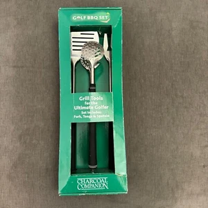 Golf BBQ Set Charcoal Companion Grill Tools for the Ultimate Golfer Damaged Box - Picture 1 of 14