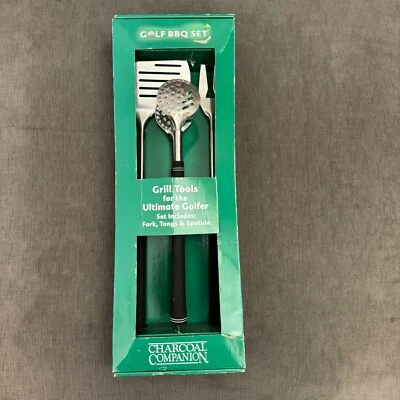 Golf BBQ Set Charcoal Companion Grill Tools for the Ultimate Golfer Damaged Box - Image 1 of 4