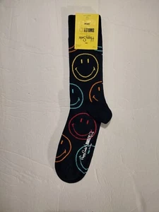 Men's Smiley Face Socks Men's socks 6-13 Novelty Socks Happy Face - Picture 1 of 1