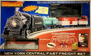 MTH Rail King 30-4046 - SET New York Central 4-6-0 Steam 'O' R-T-R w/sound  LN