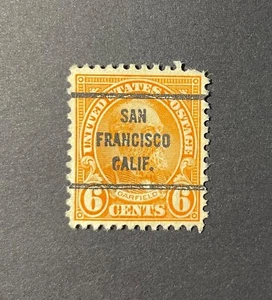 San Francisco, California Type 63 Precancel - 6 Cent Garfield - USA #638 - CA - Bild 1 von 1