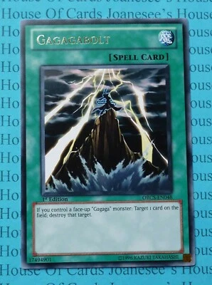 Gagagabolt ORCS-EN048 Silver Rare Yu-Gi-Oh Card 1st Edition New - Image 1 of 3