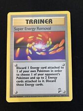 Pokemon Card - Super Energy Removal - 108/130 - Base Set 2 - Rare - WOTC