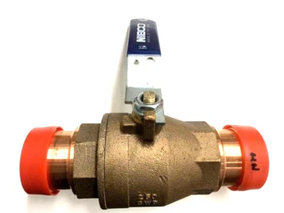 NIBCO 2" PRESS BALL VALVE. PC-585-70 - Bronze, 250 PSI . MADE IN USA - Image 1 of 4