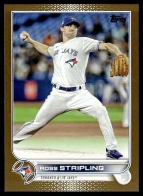 2022 Topps Update Gold Ross Stripling /2022 Toronto Blue Jays #US148 - Image 1 of 2