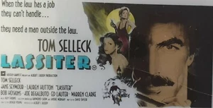 LASSITER [Warner Bros.1984] 3 1/4" Glass Cinema Advertising Slide - Imagen 1 de 2