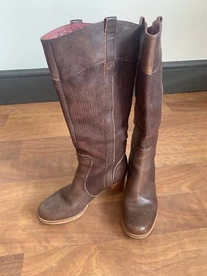 Botas de cuero CAMPER marrón tacón alto hasta la rodilla talla 37 US7 Foto 1 de 4