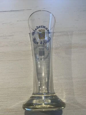 Rare Flûte Émaillée Bière  Alsace Biedermann - Photo 1/4