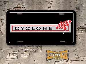 Placa de matrícula Mercury Comet Cyclone Booster negra - Imagen 1 de 1