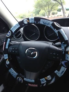 US Air Force Military Steering Wheel Cover And Seatbelt Cover Combo - Picture 1 of 4