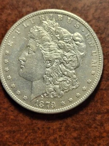 1879 S Morgan Silver Dollar, San Francisco     inv06    s152g - Picture 1 of 2